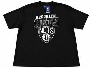 Brooklyn Nets NBA Men’s 3XL Black Graphic T-Shirt Ultra Game NWT